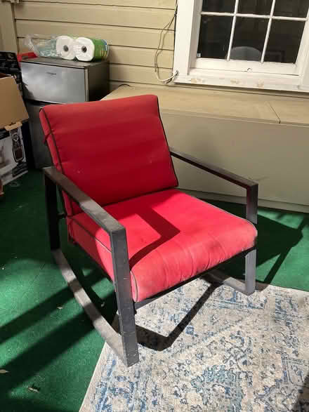 Photo of free 2 patio chairs with cushions (The Highlands) #2