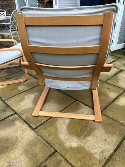 Photo of free 2 Ikea Poang Chairs + Foot Stool (CT21) #3