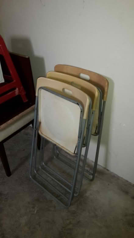 Photo of free 3 Folding Chairs (Queenstown, near MRT) #2