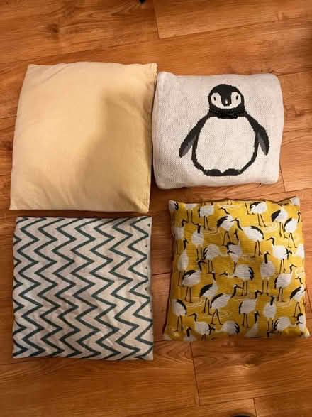 Photo of free 4 Christmas cushions (Clapham SW4) #1