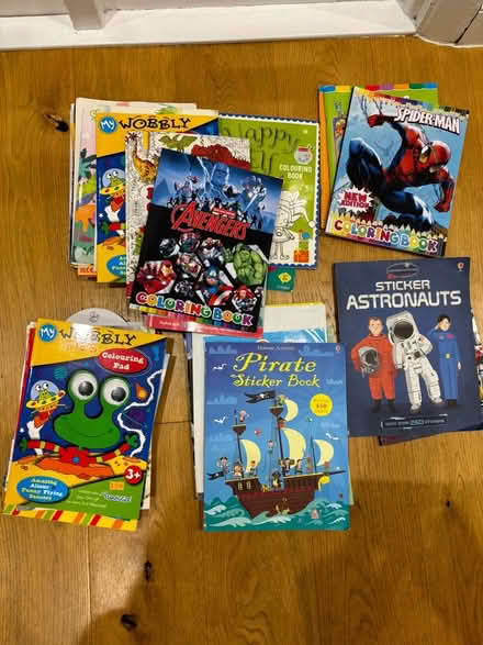 Photo of free Stack of childrens activity books (Watford WD17) #1
