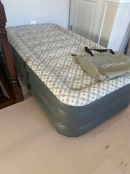 Photo of free Twin Elevated Coleman Air Mattress (20020) #2