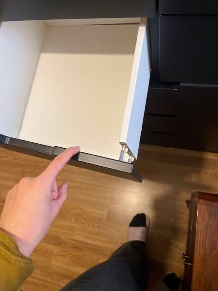 Photo of free Black chest drawers (Oxford (Risinghurst)) #4