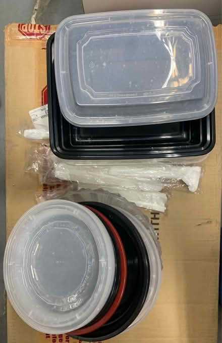 Photo of free Take out containers (Lawrence/ El Camino Real) #1