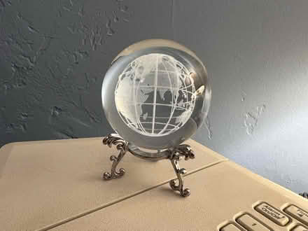 Photo of free Crystal world globe (San Jose Burbank Area) #1