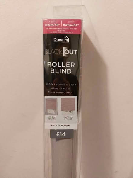 Photo of free Roller blind 123cm wide x 162cm drop (Kempston MK42) #1