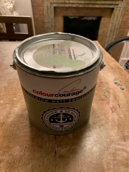 Photo of free Half a can of khaki green paint (Morningside/Comiston EH10) #1