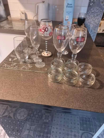 Photo of free Mixed glasses and kitchen ware (Upton CH2) #2