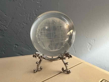 Photo of free Crystal world globe (San Jose Burbank Area) #2