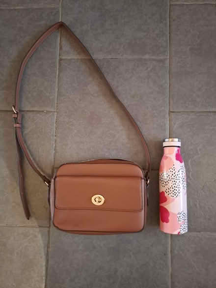 Photo of free Brown 'leather' bag (broken zip) (RH12) #1