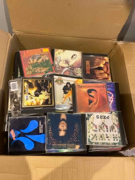 Photo of free 2 big boxes of rock cds (AB15) #1