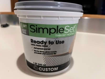Photo of free Thin Set mortar (Porter Square, Cambridge) #1