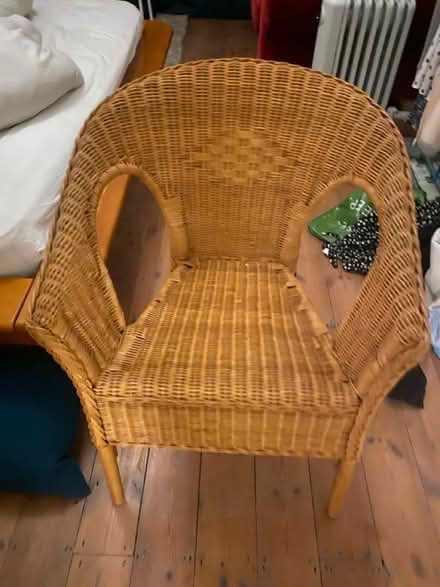 Photo of free IKEA wicker chair (Forest Gate (Forest Gate (E7)) #1