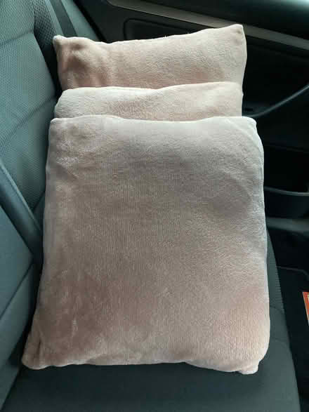 Photo of free Three pink cushions (Berrylands KT5) #2