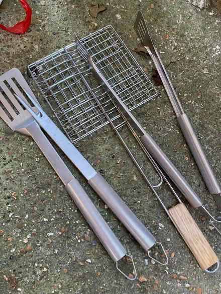 Photo of free BBQ tools (Stone Cross BN23) #1