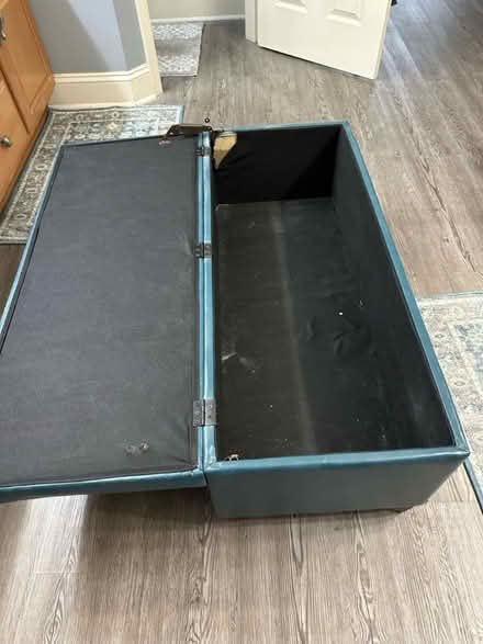 Photo of free Bench storage ottoman (Monrovia - off Bartholows Road) #3