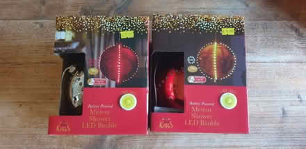 Photo of free Meteor shower LED bauble x 2 (SK14 (Hyde)) #1
