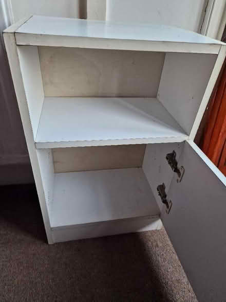 Photo of free Bedside cabinet white (Broughton Park M8) #2