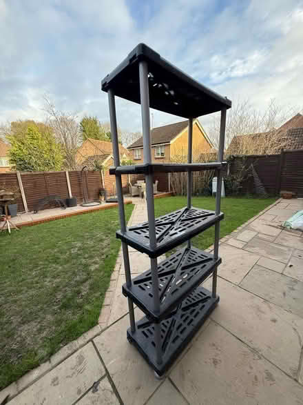 Photo of free 5 plastic Shelves (Lower Earley RG6) #1