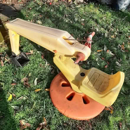 Photo of free Child's toy digger (Droitwich, Worcester Road.) #1