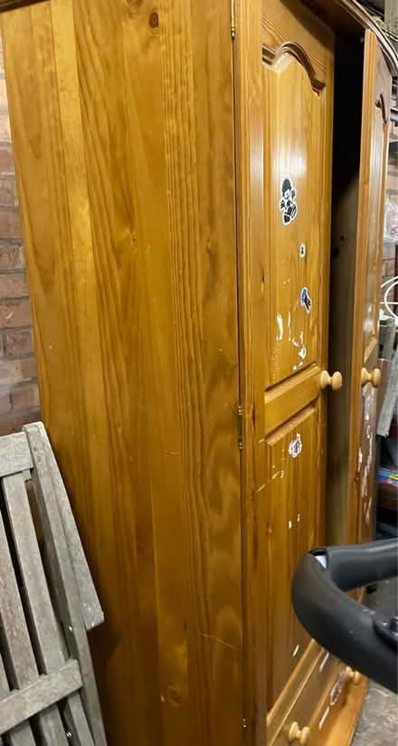 Photo of free Pine wardrobe (CV37) #3