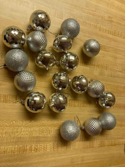 Photo of free Silver Christmas Ornaments (East Hollywood) #3