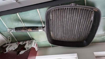 Photo of free Cast iron grill pan. Needs seasoning and TLC (Beverstone GL8) #1