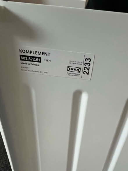 Photo of free IKEA komplement shoe shelf (SE4) #2