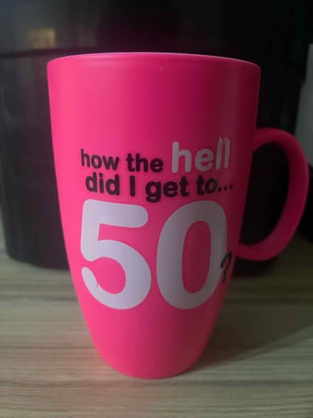 Photo of free Age 50 cup/mug (Hyde SK14) #1