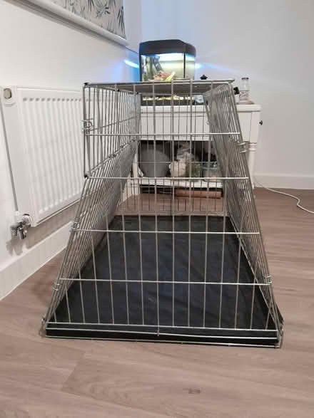 Photo of free Dog cage fits most cars (Hassocks) #2