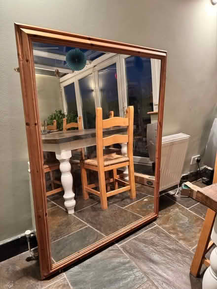 Photo of free Pine mirror , large (Maghull L31) #1