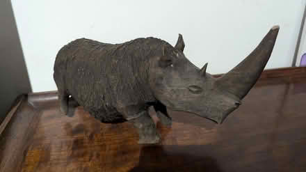 Photo of free Wooden rhino (King George's Park: SW18 4) #2