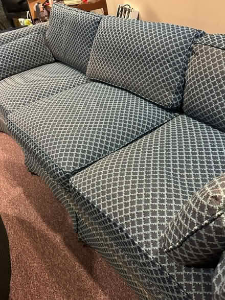 Photo of free Couch - Comfy but NOT a sleeper (Newton,MA) #1
