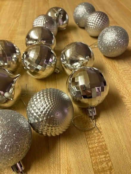 Photo of free Silver Christmas Ornaments (East Hollywood) #2