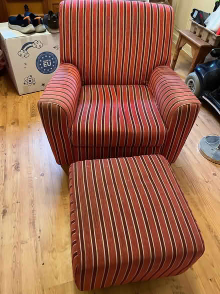 Photo of free Chair and stool . Good condition (Morecambe LA4) #2