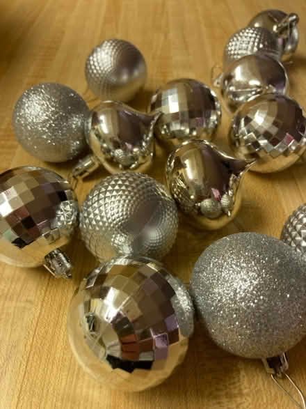 Photo of free Silver Christmas Ornaments (East Hollywood) #1
