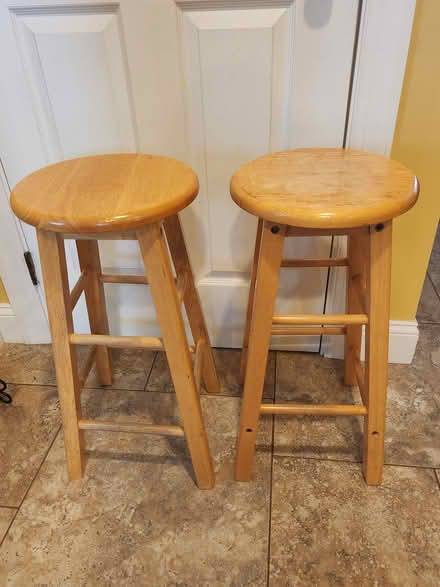 Photo of free 2 Wooden Stools (Hatfield) #1