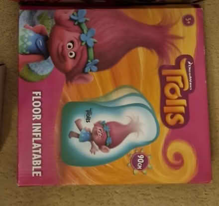 Photo of free Trolls floor inflatable toy brand new boxed (Broughton Park M8) #1