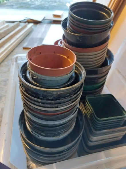Photo of free Plastic flower pots (Worcester Park KT4) #2