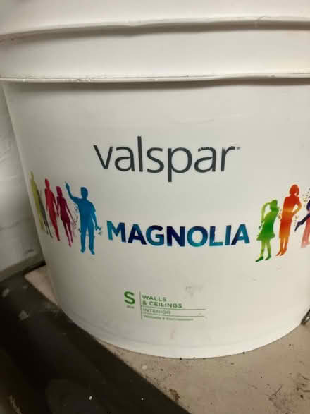 Photo of free Valspar Silk Magnolia Paint (OL15 Littleborough) #1