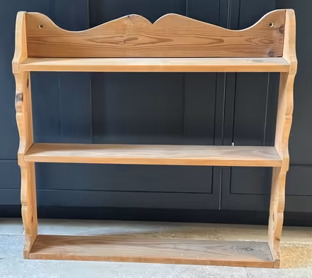 Photo of free Vintage Pine Wall Shelf Unit (East Marden) #1