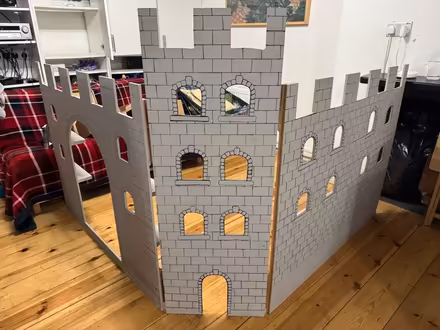 Photo of free Homemade childrenâs wooden castle (Odd Down) #1