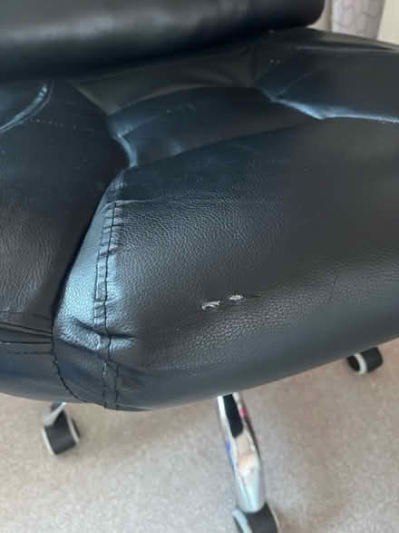 Photo of free Faux leather office chair (Craigour EH17) #2