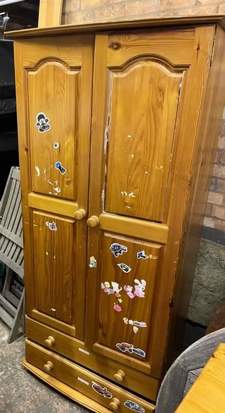 Photo of free Pine wardrobe (CV37) #1