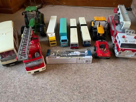 Photo of free Box of toy trucks (Malvern WR14) #1