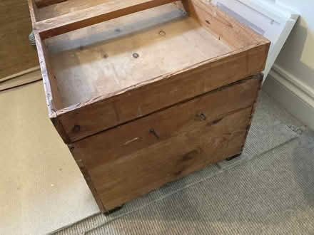 Photo of free Vintage wooden chest. (Berrylands KT5) #3