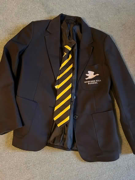 Photo of free old gosford hill school blazer+tie (OX5 (Kidlington)) #1