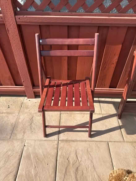 Photo of free Wood Chairs (3) (Ripon) #2