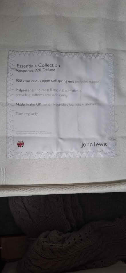 Photo of free John lewis kingsize mattress (Welling) #1