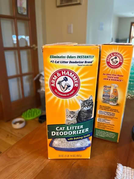 Photo of free 4 Arm&Hammer Cat Litter Deoderizor (Metuchen NJ) #1